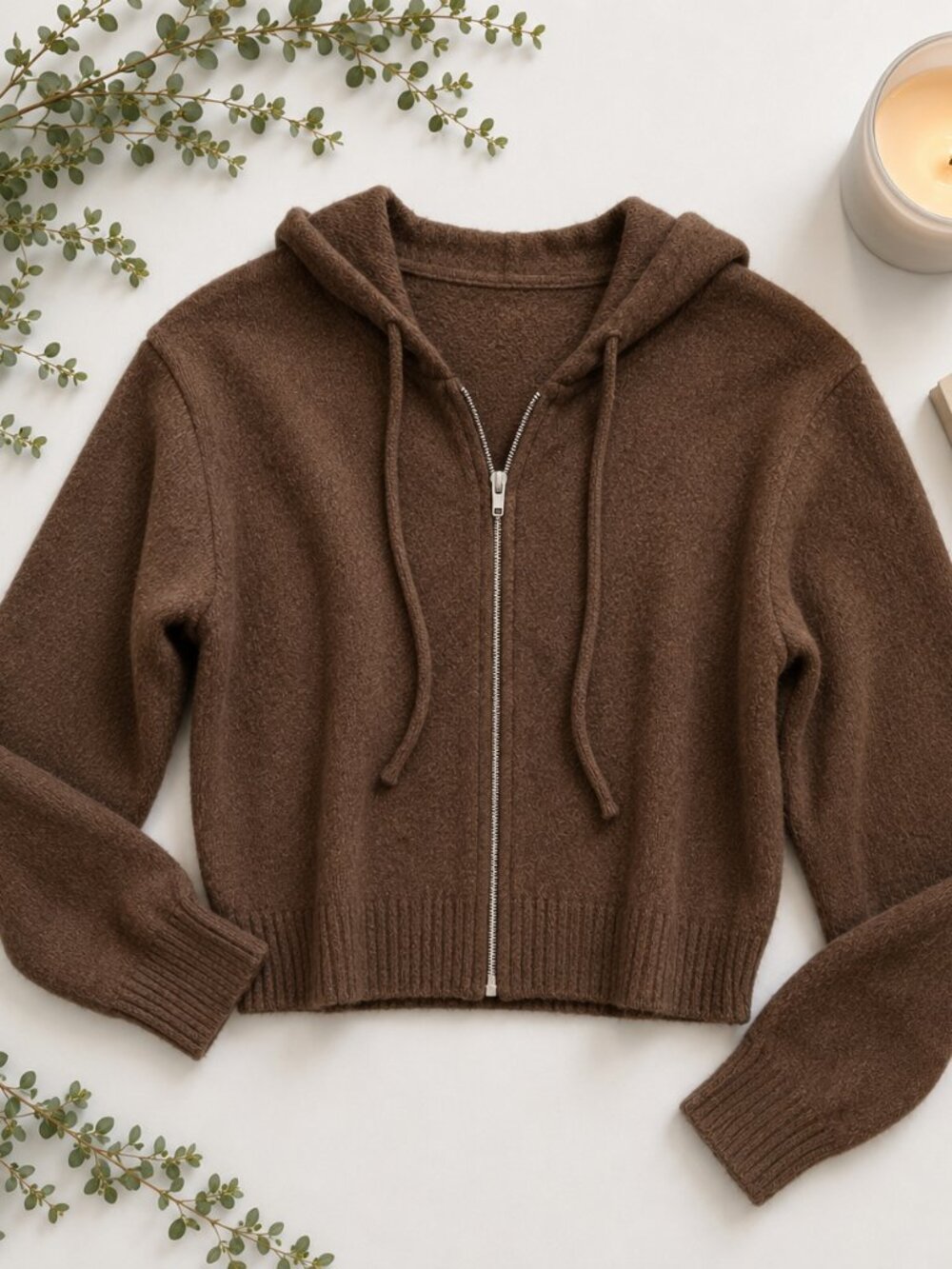 NIB Zenana Full Zip Hoodie | Soft Lightweight Zip-Up | Sizes S–XL
